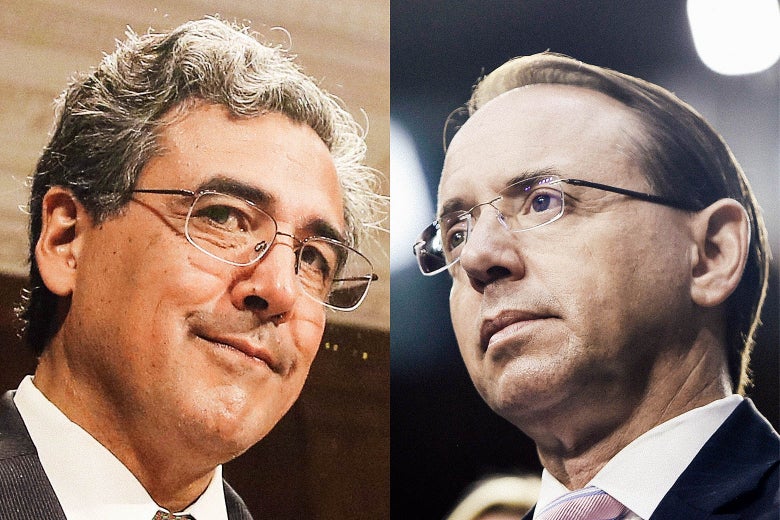 Noel Francisco and Rod Rosenstein.